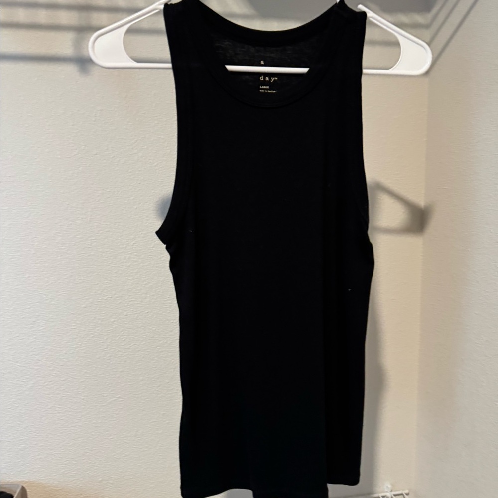 a new day Classic Black Tank Top